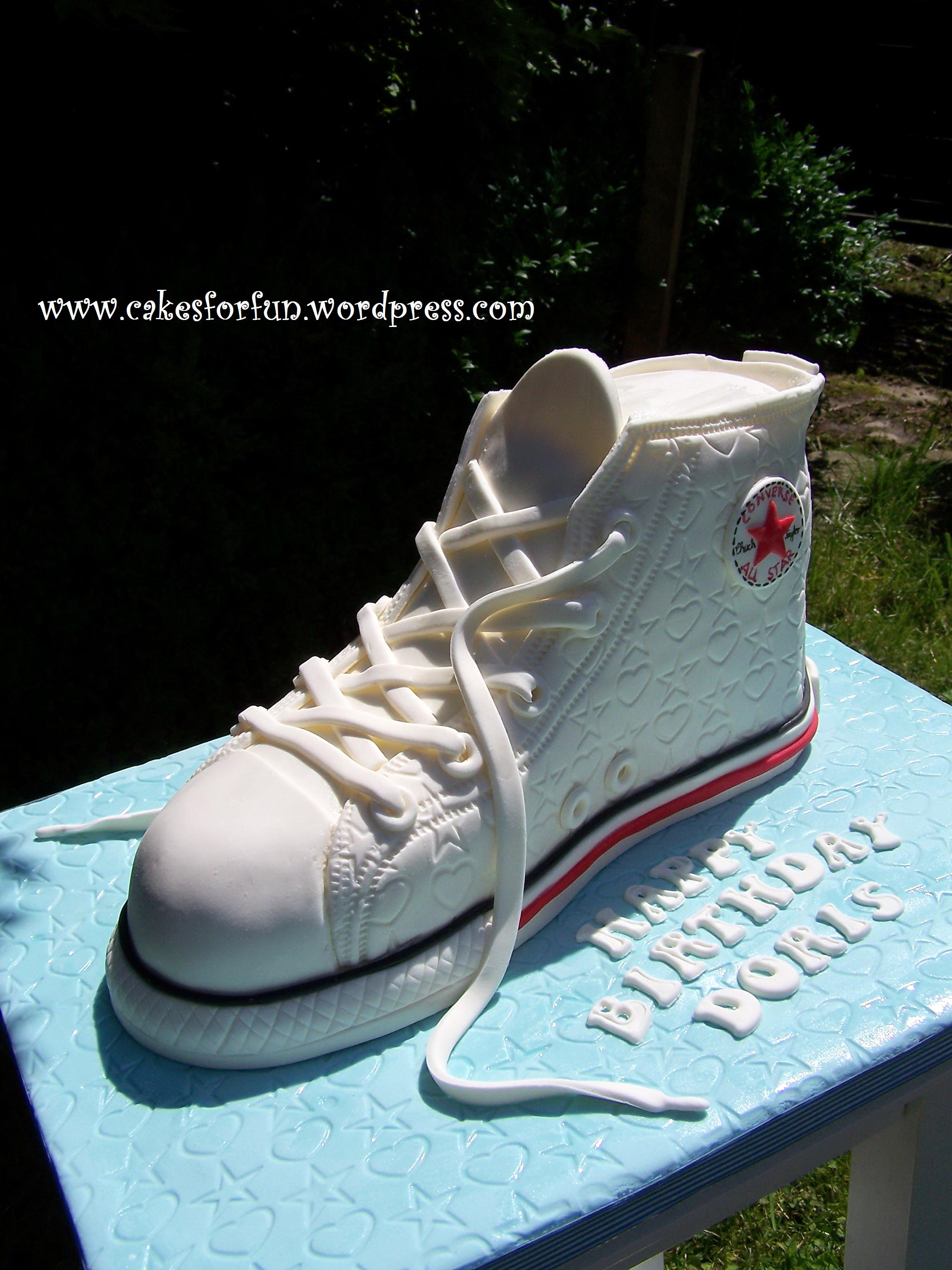 converse wedding cake toppers